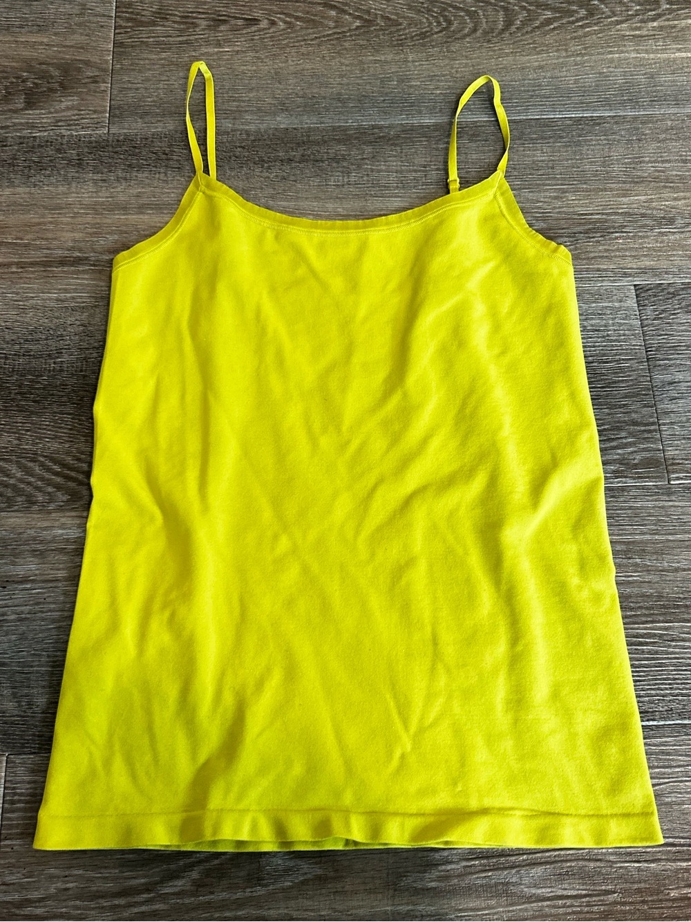 Ann Taylor Bright Yellow/green Spaghetti Strap Camisole